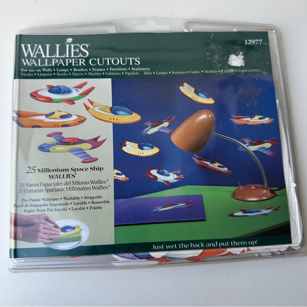 Wallies Wallpaper Cutouts 25 MILLENNIUM SPACE SHIP  Wall Decals Stickers